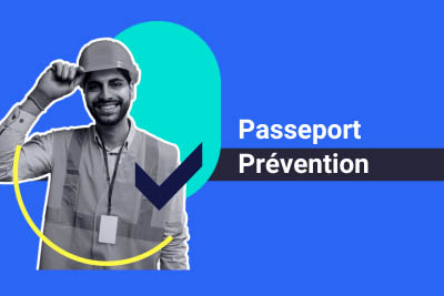 pictogrammes illustrant les étapes du passeport de prévention
