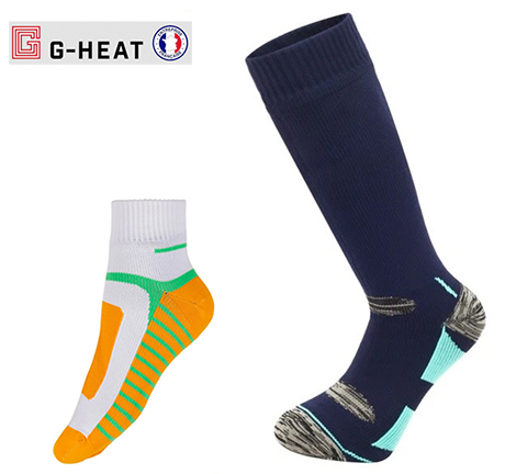 deux paires de chaussettes étanches