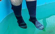 test d'étanchéité chaussettes