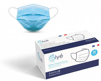 boite de masques chirurgicaux alyé
