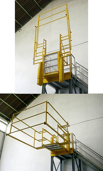 passerelle abattante TRIAX pour citerne ou conteneur