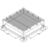 PROTECTION DIRECTE _ Solution de protection antichute pour lanterneaux et puits de lumière Kee Dome mini