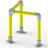 Arceau de protection d'angle haute visibilité - 0.5m