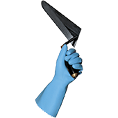 Gants pour protection chimique réutilisable