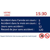 Le compteur d'accidents CPA 55