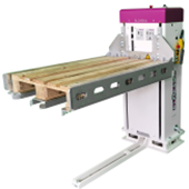 Elévateur de mise à hauteur ergonomique - Bacs, palettes, caisses palettes