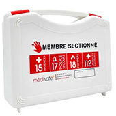 Medisafe _ Kit de secours Medisafe Valise Membre sectionné