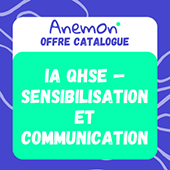 Formation Anemon IA QHSE — Sensibilisation et communication