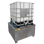 Axess Industries _ Bac de rétention acier 1 IBC - 100% de rétention