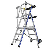 Axess Industries _ Plateforme individuelle roulante en aluminium PIR-PIRL Plateforme fixe SHERPAMATIC  - TUBESCA