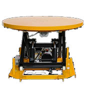 Axess Industries _ Table élévatrice électrique Plateau tournant