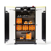 Armoire de sécurité certifiée VDMA 24994:2024-08